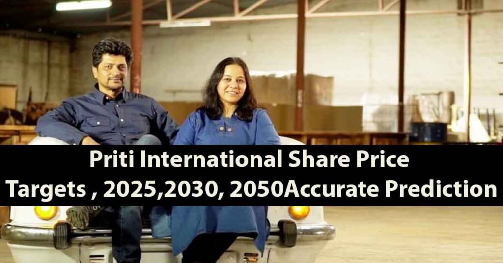 priti international share target 2030, 2050,