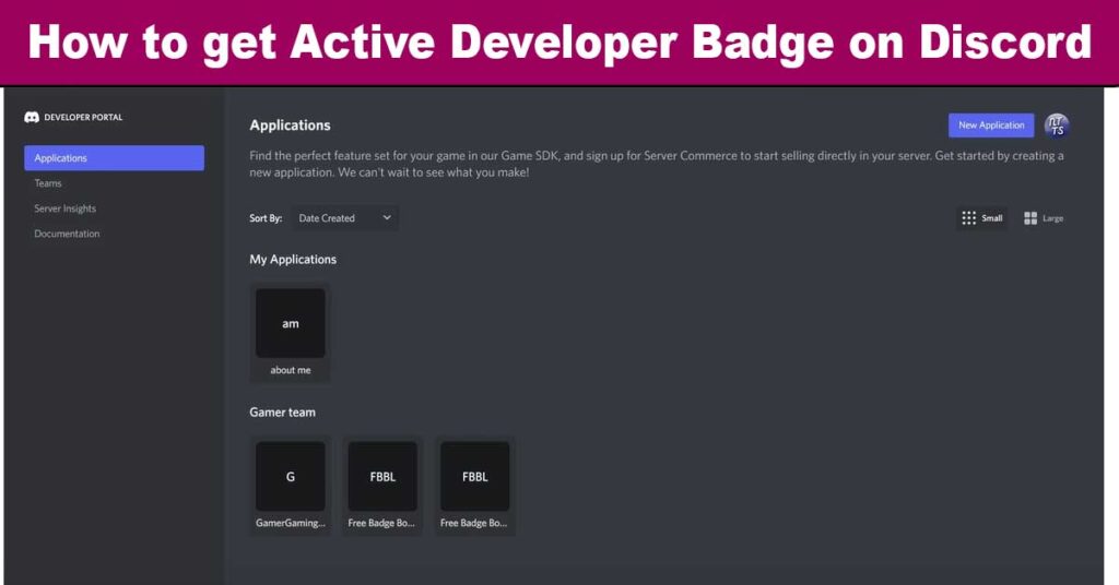 How to get Active Developer Badge on Discord! Step By Step