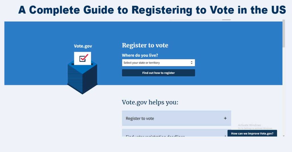 A Complete Guide to Registering to Vote in the US