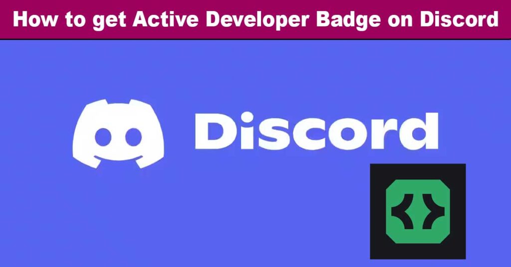 Active Developer Badge on Discord
