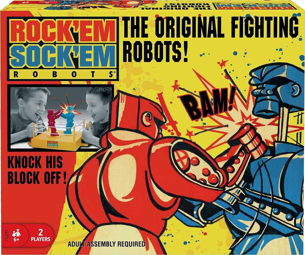 Classic rock em sock em robots game